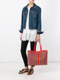 large chain print tote bag