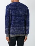 melange striped jumper