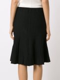 knit flared skirt
