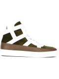 lace-up hi-top sneakers