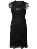 macramé fitted dress