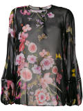 floral print blouse
