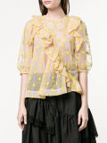 floral embroidered blouse