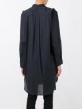 flap pockets shirt dress