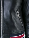 cropped leather jacket 