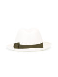 khaki band trilby hat 