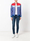 jacquard bomber jacket