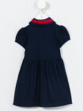 contrast collar dress