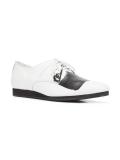 painted three-hole plain shoes