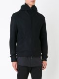 zipped hoodie