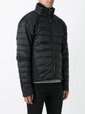 logo patch padded jacket