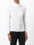 fitted poloneck sweater