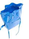 drawstring bucket cross body bag