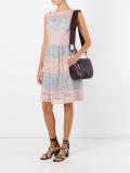 floral macramé dress