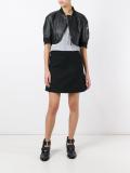 side zip A-line skirt