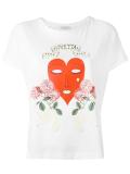 heart print T-shirt
