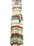striped maxi dress
