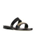 chain detail strap sandals