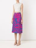 midi printed skirt