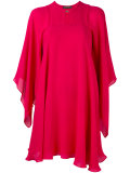 draped cape dress 