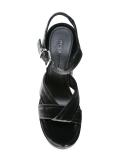 velvet platform sandals