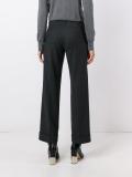 jacquard tapered trousers