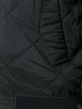 contrast trim bomber jacket