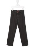 straight leg trousers