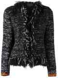 frayed seam jacket