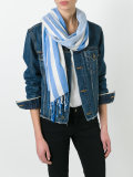 woven stripe scarf 