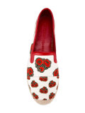 poppy print espadrilles