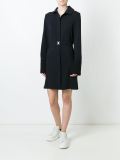 'French Cuff' belted coat dress