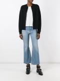 bomber-style cardigan