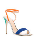 colour block sandals 