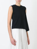 draped asymmetric T-shirt 