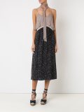 ruffled silk dress