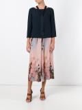plissé cropped trousers