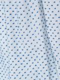 dots print off-shoulders blouse