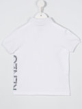 logo print polo shirt 
