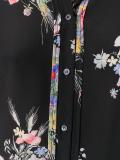 花卉印花罩衫