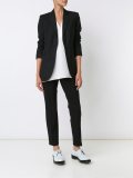 straight cropped trousers