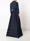 'Faille' embroidered trench gown