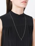 long sphere pendant necklace