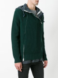 deconstructed hooded jacket
