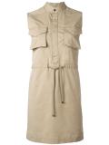 sleeveless shirt dress