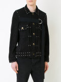 front strap buttoned jacket