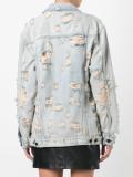 distressed denim jacket