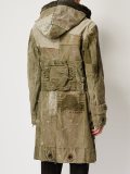 distressed parka