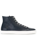 lace-up hi-top sneakers