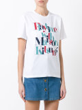 slogan logo T-shirt 